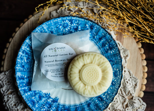 All Natural Beeswax Lotion Bar Lil Daisy Soaps Body Care Citrus