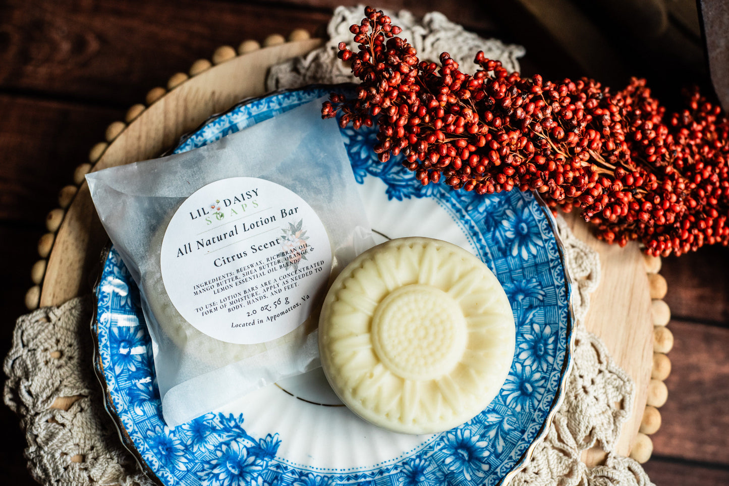 All Natural Beeswax Lotion Bar Lil Daisy Soaps Body Care Natural Beeswax
