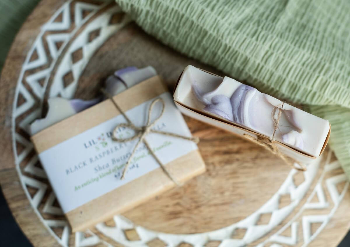 Berries & Cream Shea Butter Soap Bar Lil Daisy Soaps Handmade Soap