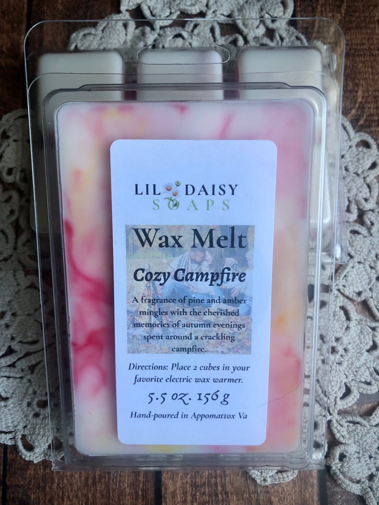 Cosy Campfire Wax Melts Lil Daisy Soaps