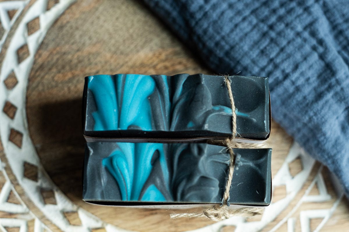 Soap Bar: Coconut Milk & Charcoal Enchanted Mist Lil Daisy Soaps Handmade Soap