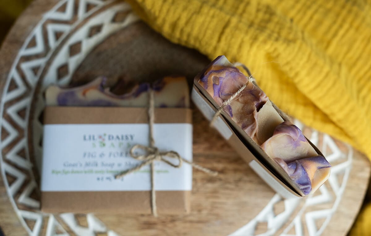 Fig & Forest Goat Milk Soap Lil Daisy Soaps Handmade Soap