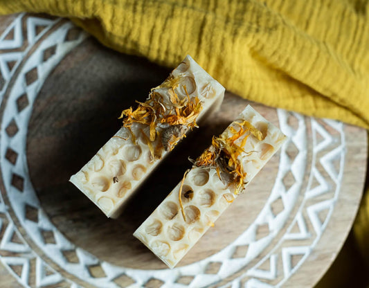 Goat Milk Soap: Oat & Honey Probiotic Lil Daisy Soaps Handmade Soap