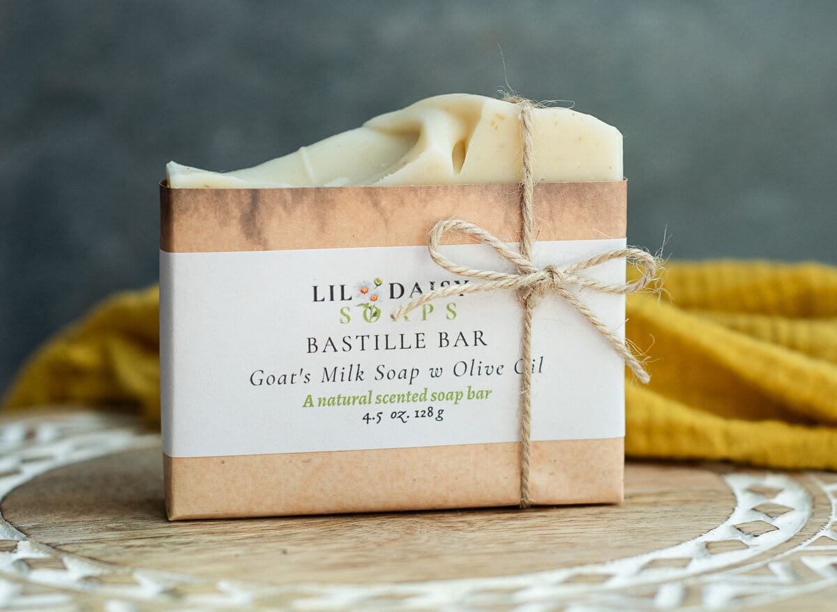 Goat Milk Soap: Unscented Olive Oil Lil Daisy Soaps Handmade Soap