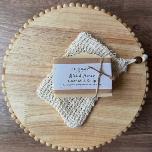 Milk & Honey Goat Milk Soap Lil Daisy Soaps Handmade Soap