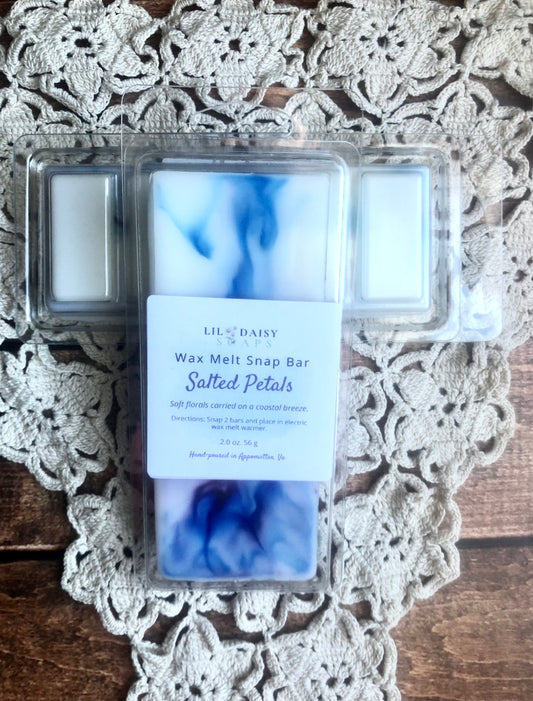 Salted Petals Snap Bar Wax Melts Lil Daisy Soaps 