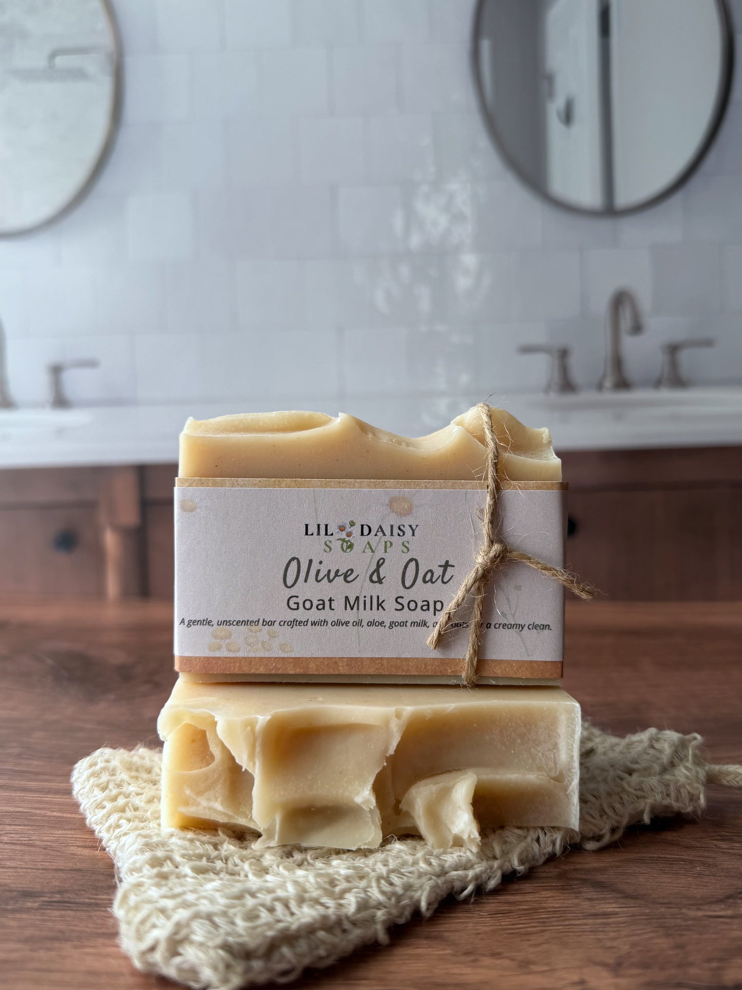 Unscented Olive & Oat Goat Milk Soap Bar