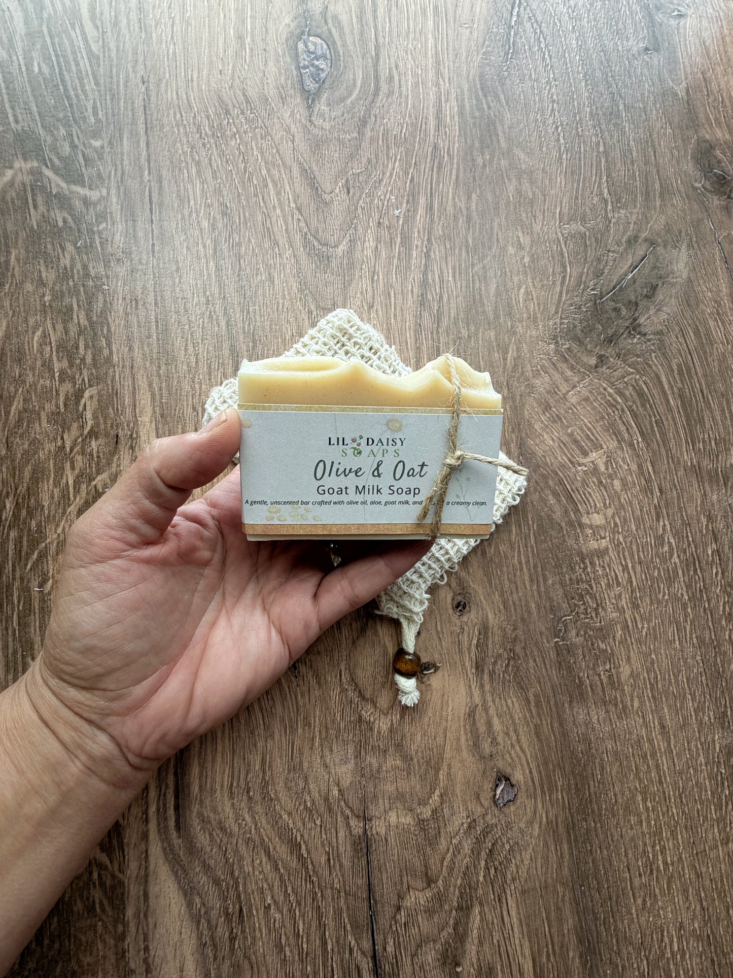Unscented Olive & Oat Goat Milk Soap Bar