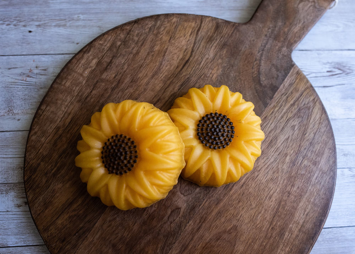 All natural sunflower loofah soaps